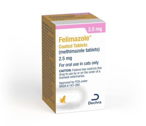 Felimazole 2.5 mg Tablets for Cats