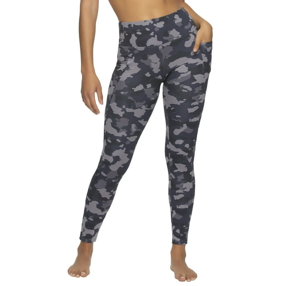 Felina | Athletic Pocket Legging | Yoga Pants | Lounge (Nine Iron Camo, Large)