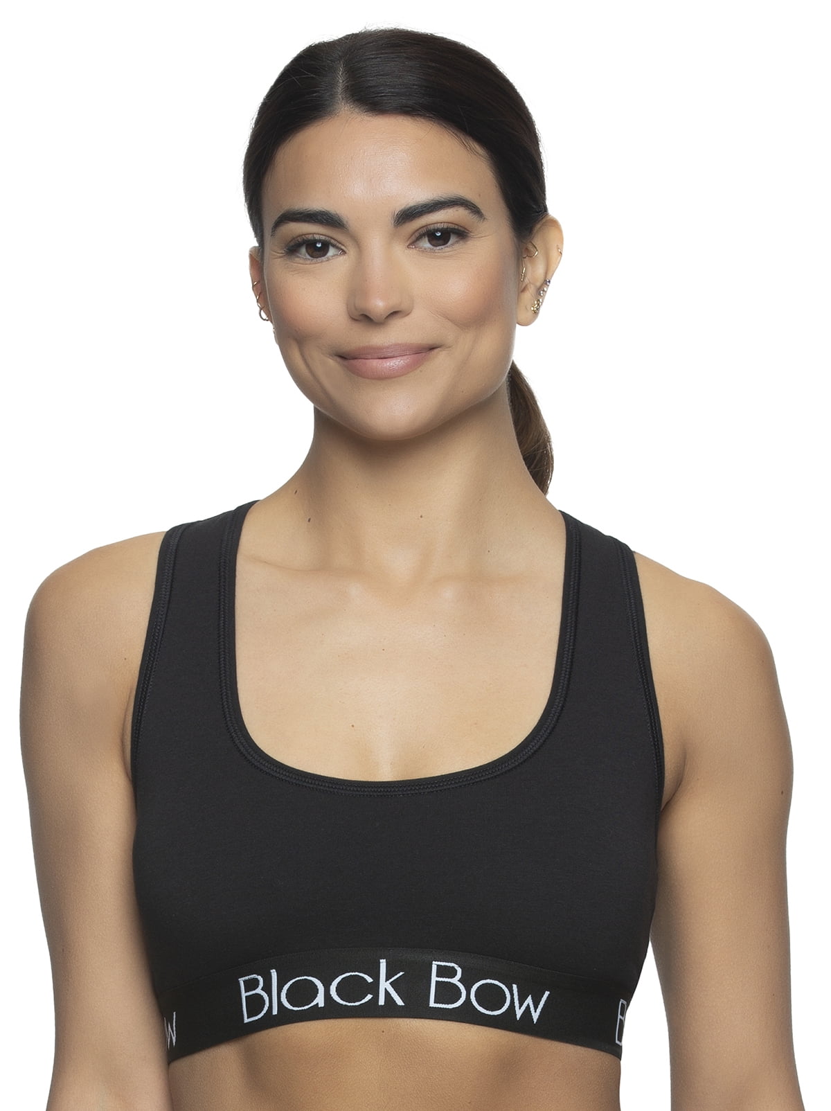 black bow bralette