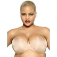 thumbnail image 1 of Felina | Body Luxe Strapless Contour Bra | Hypoallergenic | No Show | Adjustable (Warm Neutral, 34B), 1 of 3