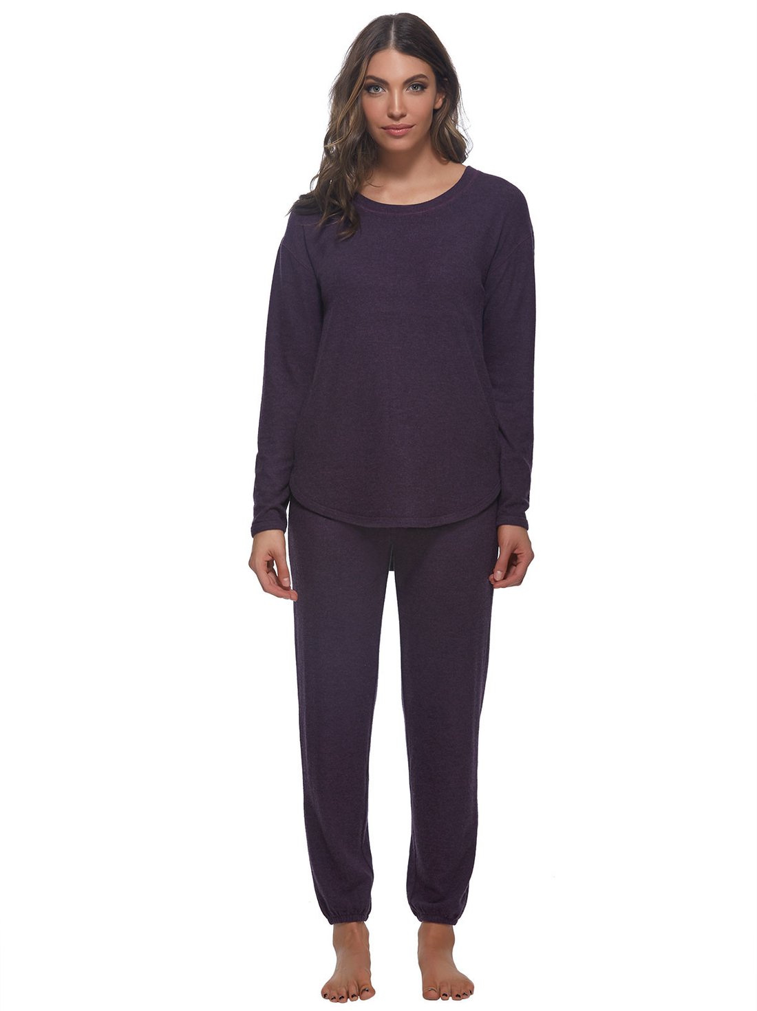 Felina Comfyz Coco Women s 2 Piece Lounge Set Lounge Set for Women Crown Jewel Medium Walmart