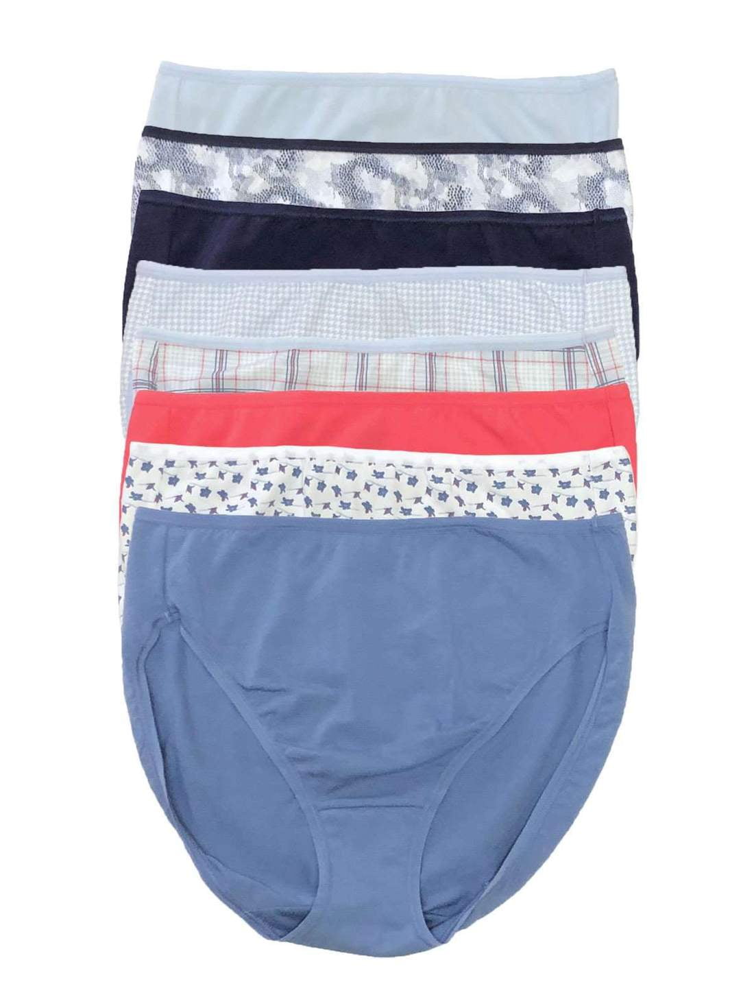 Felina Cotton Modal Hi Cut Panties - Sexy Lingerie Panties for Women -  Underwear for Women 8-Pack (Midsummer Essentials, X-Large) 