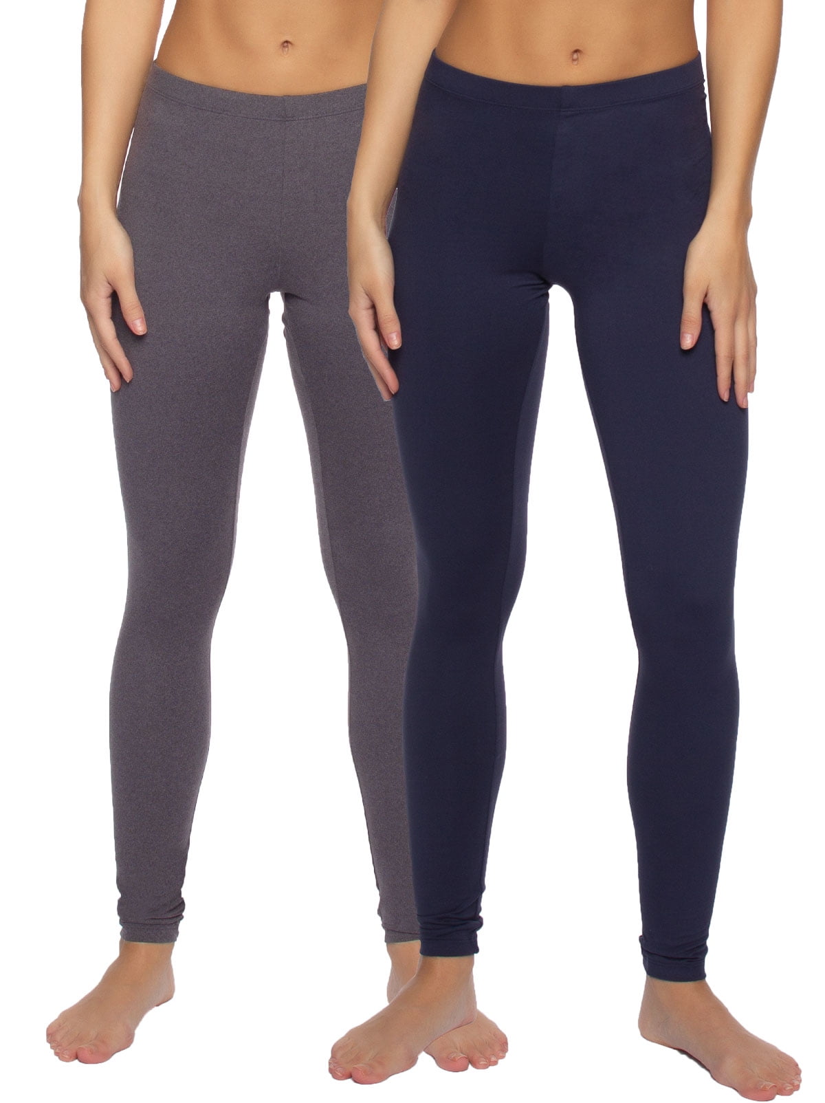 Mujeres Pack de 2 leggings cortos Tan