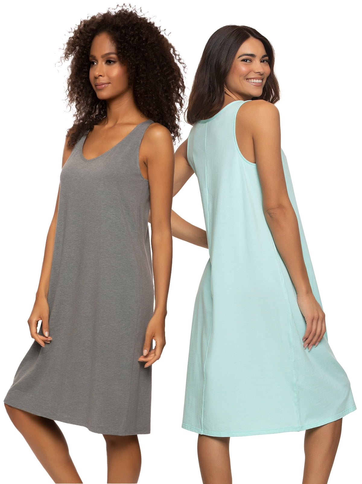 knee length dresses for ladies Silky Lace Chemise in Modal