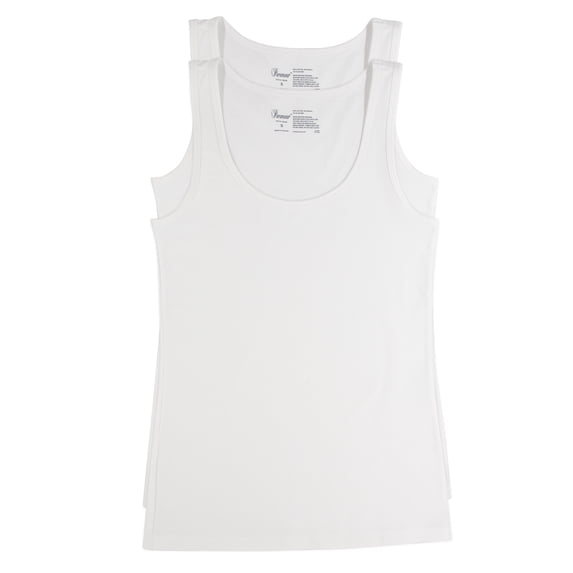 Felina - Cotton Modal Stretch Layering Tank Top 2-Pack - Versatile & Comfortable