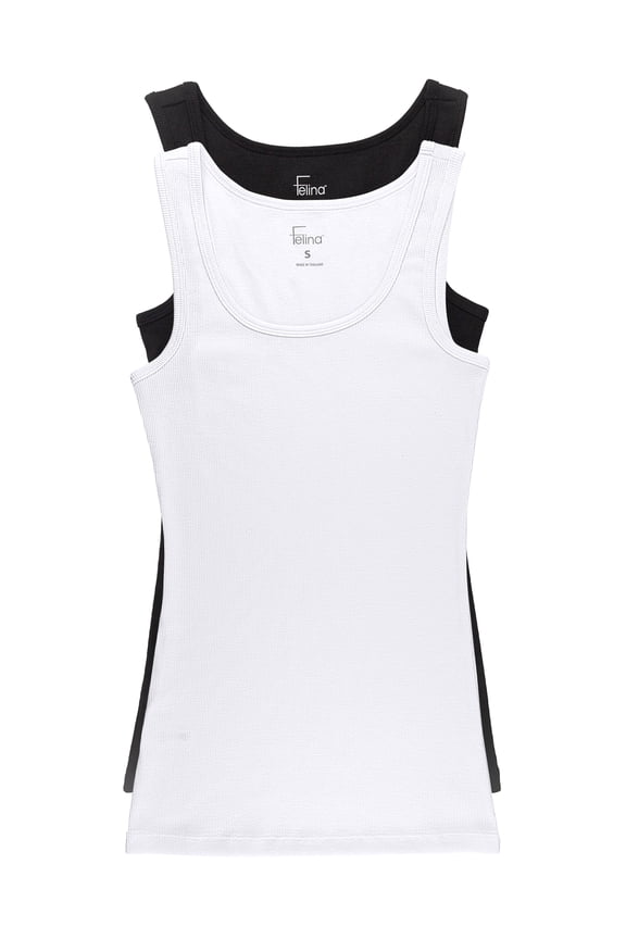 Cotton Ribbed Tank Top - Stylish and Comfortable Womens Tank Tops, Sleeveless Design, Perfect for Layering
