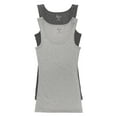 thumbnail image 1 of Cotton Ribbed Tank Top - Stylish and Comfortable Womens Tank Tops, Sleeveless Design, Perfect for Layering (Charcoal Gray, Large), 1 of 3