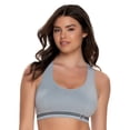 thumbnail image 1 of Felina | EnergyX Racerback Scoop Neck Sports Bra (Sleet, X-Small), 1 of 2