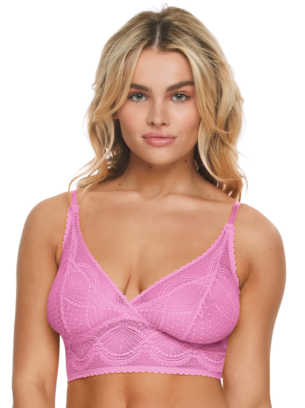 Felina Finesse Cami Bralette - Stretchy Lace Bralettes For Women