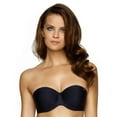 thumbnail image 1 of Felina | Hint Of Skin Strapless Contour Bra | Demi | Contour | Label Free (Black, 38D), 1 of 3