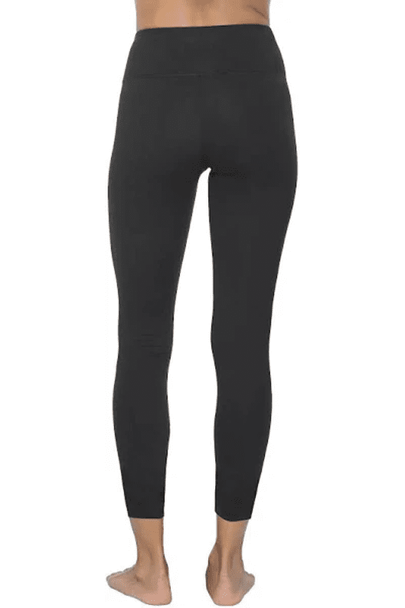 Ladies' Velvety Soft Legging, 2-pack 4-way Stretch High Waist - (Black, Small)