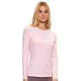 thumbnail image 1 of Felina | Long Sleeve Crew Neck Shirt | Cotton & Modal (Morning Pink, Large), 1 of 2