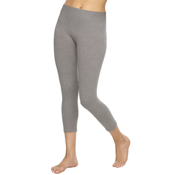 Felina | Lurra Capri Leggings (Heather Charcoal, Medium)