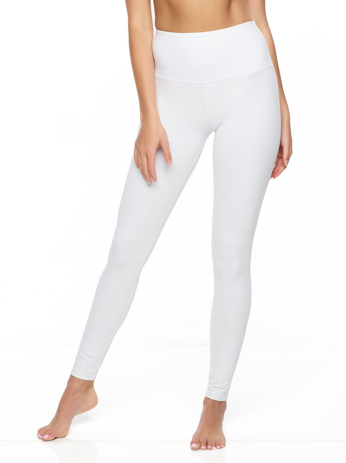 Felina  Lurra Cotton Span Leggings (White, X-Large) 