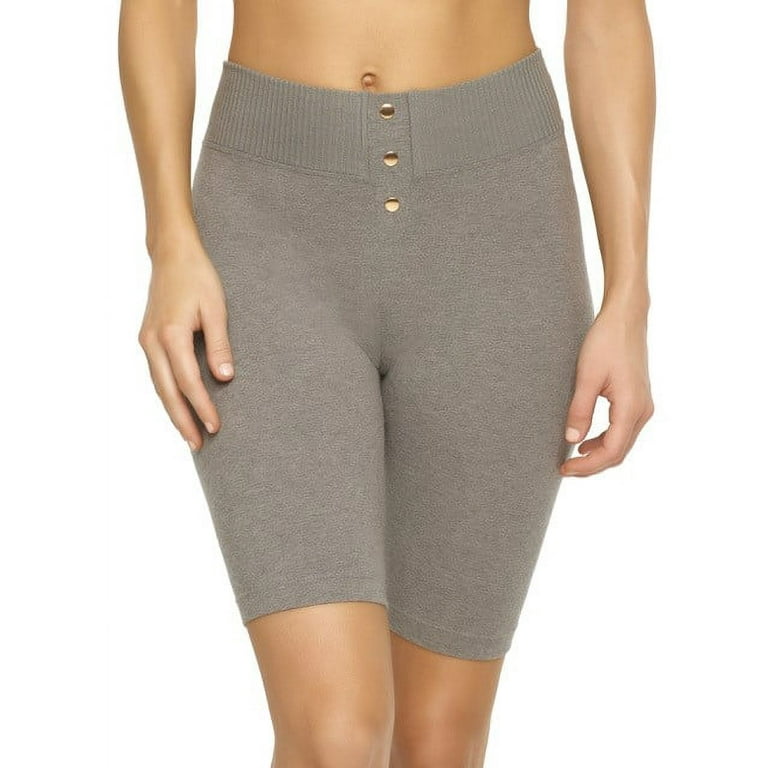 Felina Lurra Cotton Spandex Bike Shorts Heather Charcoal X Large