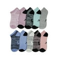 thumbnail image 1 of Felina | No-Show Bamboo Women's Socks | 10-Pack (Warm Hues, One Size), 1 of 1