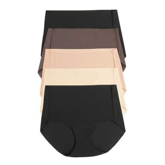 Felina No Show Elastic Free Brief 5-Pack