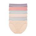 thumbnail image 1 of Felina Organic Cotton Bikini Underwear for Women - Bikini Panties for Women, Seamless Panties for Women (6-Pack) (Fields of Joy, Large), 1 of 3