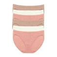 thumbnail image 1 of Felina Organic Cotton Bikini Underwear for Women - Bikini Panties for Women, Seamless Panties for Women (6-Pack), 1 of 1
