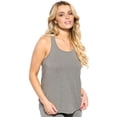 thumbnail image 1 of Felina | Organic Cotton Stretch Racerback Tank (Slate, Medium), 1 of 2