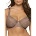 thumbnail image 1 of Felina - Paramour Peridot Lace Full Coverage Unlined Bra for Women (Mink, 34D), 1 of 2