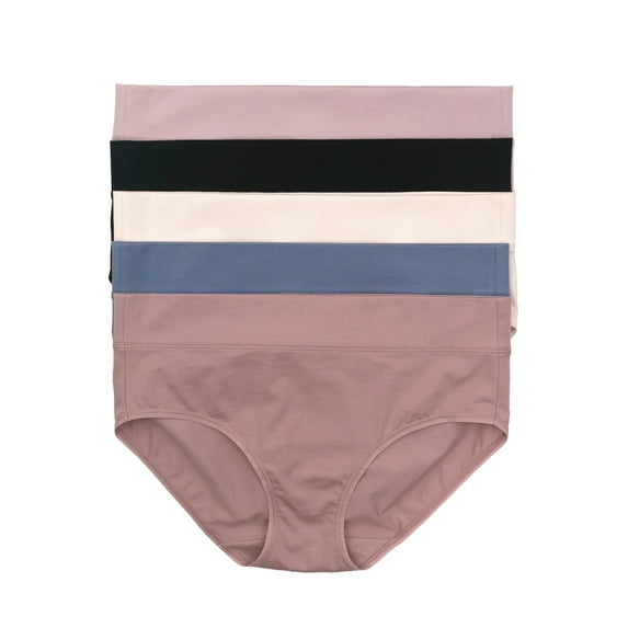 Felina Pima Cotton Hipster - Seamless Cotton Underwear for Women - Soft and Breathable Womens Underwear (City Basics, X-Large)