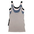 thumbnail image 1 of Felina Reversible Cotton Womens Tank Top | 4-Pack, 1 of 3