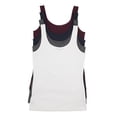 thumbnail image 1 of Felina Reversible Cotton Women’s Tank Top | 4-Pack (Wine Berry, Medium), 1 of 1