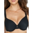 thumbnail image 1 of Felina | Sensational T-Shirt Bra | Seamless Stetch Cups | Ultra Soft (Black, 32G), 1 of 2