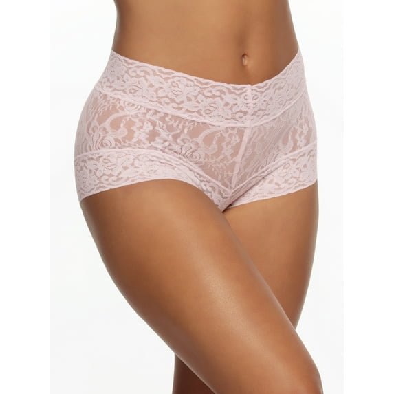Felina Signature Stretchy Lace Hi-Waisted Boyleg Panty