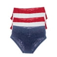 thumbnail image 1 of Felina Signature Stretchy Lace Low Rise Hipster 5-Pack | Panty, 1 of 3