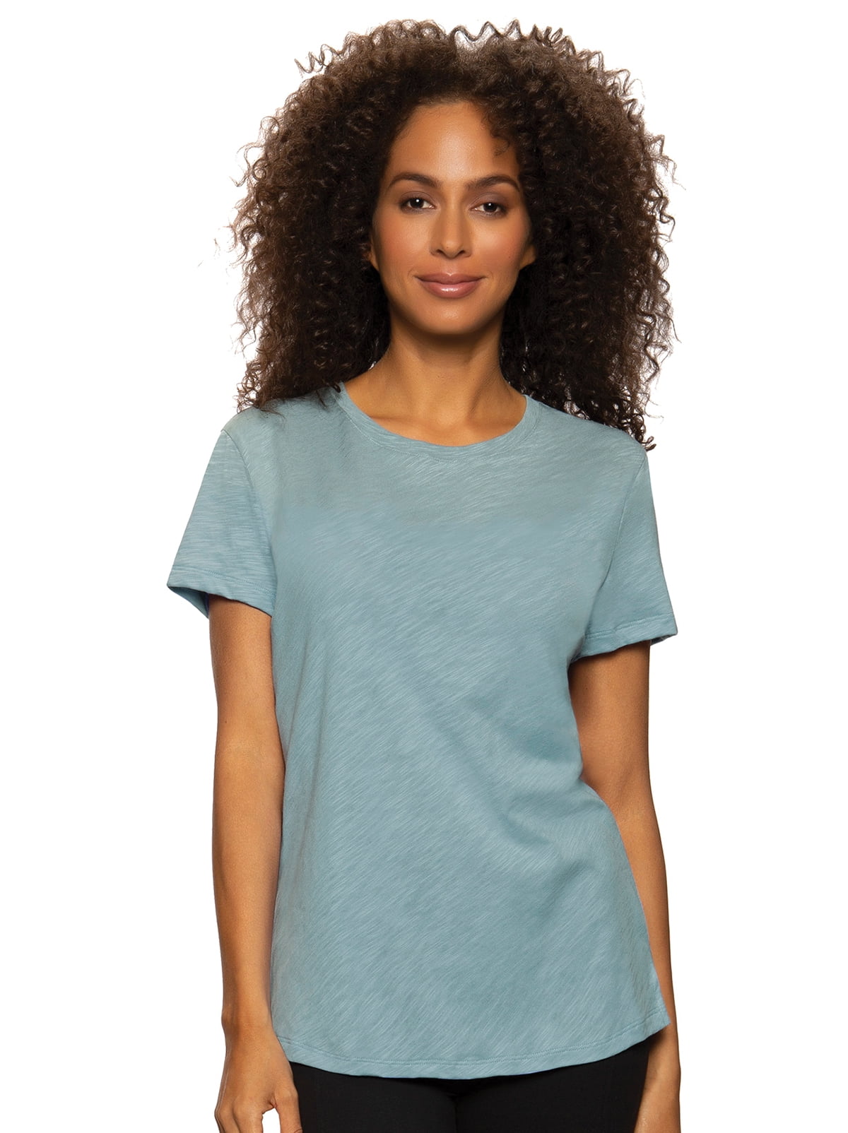 Slub Jersey Crew Neck T-Shirt, Felina