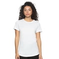 thumbnail image 1 of Felina | Slub Jersey Crew Neck T-Shirt (White, Small), 1 of 2