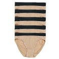 thumbnail image 1 of Felina Smooth Low Rise Bikini Panties - Seamless Underwear for Women, Panties for Women (10-Pack) (Neutral Black, Large), 1 of 1