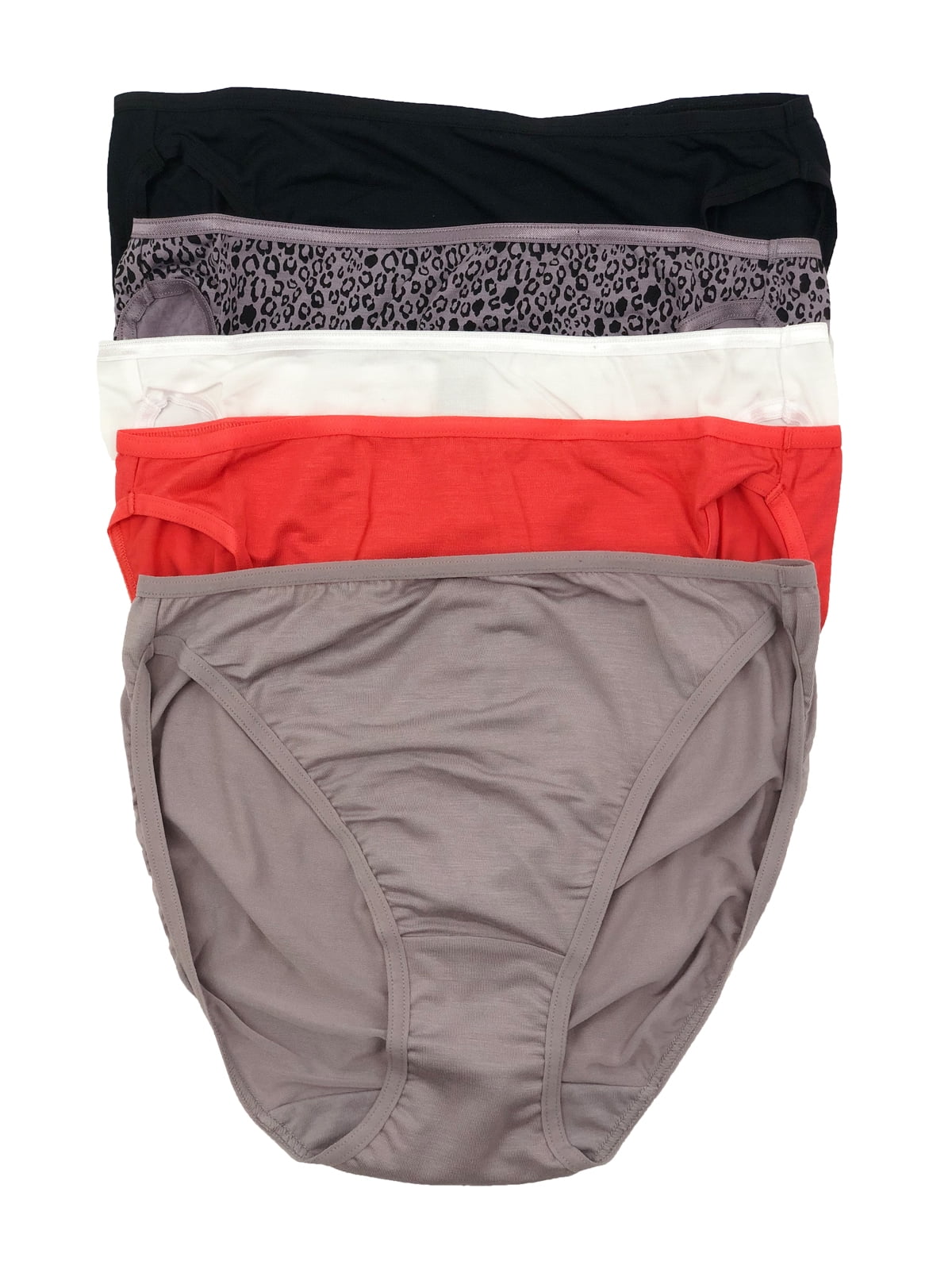 Felina So Smooth Modal Hi Cut Panty Hi Leg Opening Panties for