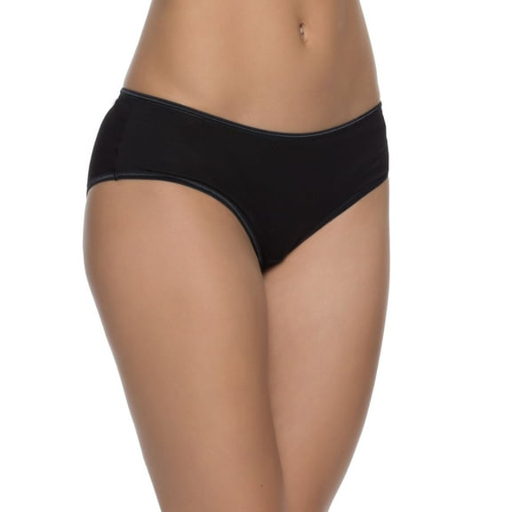 Felina | So Smooth Modal Hipster | Panty | Tagless (Black, X-Large)
