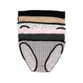 thumbnail image 1 of Felina | So Smooth Modal Low Rise Bikini | Panties | 6 Pack (City Vibes, Small), 1 of 1