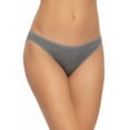 thumbnail image 1 of Felina | So Smooth Modal Low Rise Bikini | Super Soft (Medium Heather Gray, Medium), 1 of 2