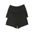 thumbnail image 1 of Felina | So Smooth Modal Sleep Short 2-Pack (Black, X-Large), 1 of 3