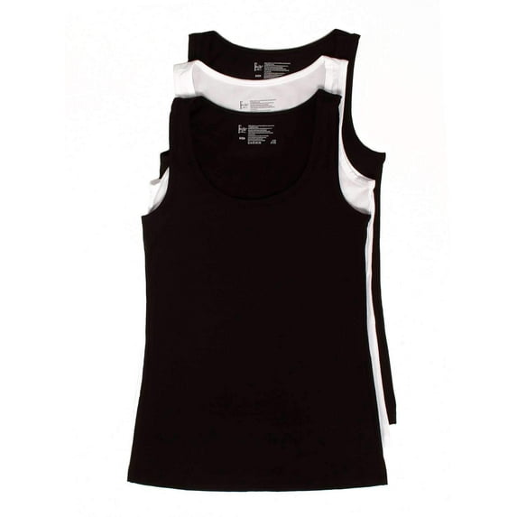 Felina Stretch Layering Womens Tank Top - Seamless Cotton Tank Top for Women, Workout Top (3-Pack)