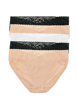 Felina Organic Cotton Bikini Underwear for Women - Bikini Panties for  Women, Seamless Panties for Women (6-Pack) (Sandalwood, Medium)