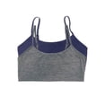 thumbnail image 1 of Felina Super Soft Modal Bralette 2-Pack (Violet Heather Gray, Small), 1 of 1