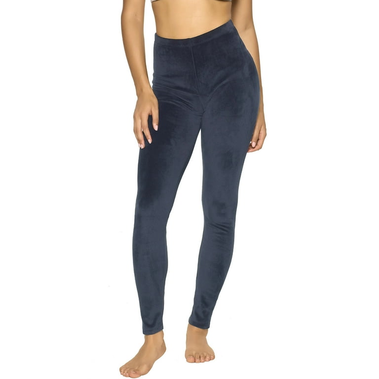 Felina Velour Leggings 2 Ply Ultra Soft Navy X Large Walmart