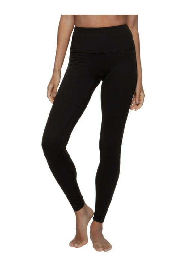 Velvety Soft High-Waisted Legging Comfortable, Curve-Hugging, 4-Way Stretch, Lightweight, No-Center Seam Design (Black, Small)