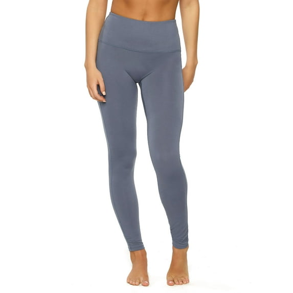 Felina Velvety Soft High-Waisted Legging Comfortable, Curve-Hugging, 4-Way Stretch, Lightweight, No-Center Seam Design (Blue Magic, X-Large)