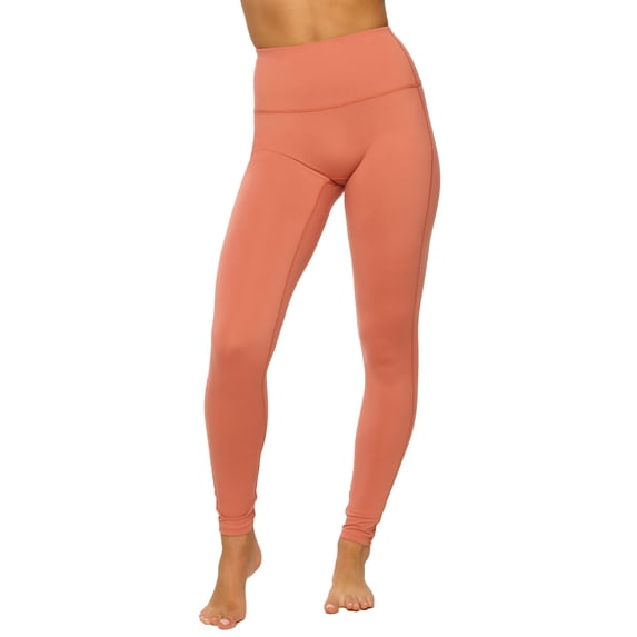 Felina Velvety Soft High-Waisted Legging Comfortable, Curve-Hugging, 4-Way Stretch, Lightweight, No-Center Seam Design (Canyon Rose, X-Small)
