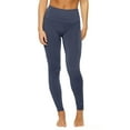 thumbnail image 1 of Felina Velvety Soft High-Waisted Legging  Comfortable, Curve-Hugging, 4-Way Stretch, Lightweight, No-Center Seam Design (Navy Black Iris, Small), 1 of 2