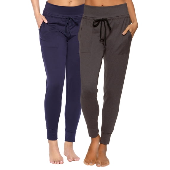 Felina | Velvety Soft Jogger 2-Pack (Evening Blue Charcoal, Small)