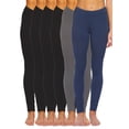 thumbnail image 1 of Felina | Velvety Soft Lightweight Leggings | Moisture Wicking | Yoga | 6 Pack, 1 of 1