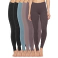 thumbnail image 1 of Felina | Velvety Soft Lightweight Leggings | Moisture Wicking | Yoga | 6 Pack, 1 of 1